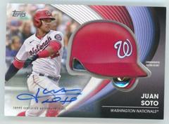 Juan Soto [Autograph] Baseball Cards 2022 Topps Batting Helmet Relic Prices