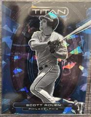 Scott Rolen [Navy Blue Ice] #22 Baseball Cards 2023 Panini Chronicles Titan Prices