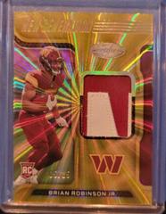 Brian Robinson Jr. [Gold FOTL] #NGJ-BR Football Cards 2022 Panini Certified New Generation Jerseys Mirror Prices