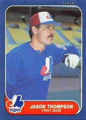 Jason Thompson Baseball Cards 1986 Fleer Update Prices