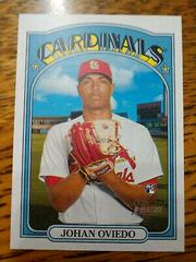 Johan Oviedo [French] #661 Baseball Cards 2021 Topps Heritage Prices