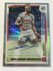 Benjamin Henrichs #AC-BH Soccer Cards 2022 Topps Merlin Chrome UEFA Club Competitions Autographs Prices