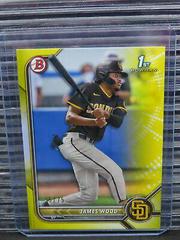 James Wood [Yellow] Baseball Cards 2022 Bowman Paper Prospects Prices
