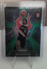 Scoot Henderson [Green Prizm] #3 Basketball Cards 2023 Panini Prizm Deep Space Prices