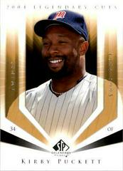 Kirby Puckett #66 Baseball Cards 2004 SP Legendary Cuts Prices