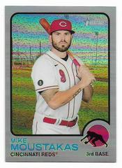 Mike Moustakas [Chrome Silver] Baseball Cards 2022 Topps Heritage Prices