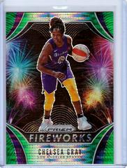 Chelsea Gray [Prizm Green Pulsar] #13 Basketball Cards 2020 Panini Prizm WNBA Fireworks Prices