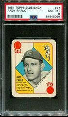 Andy Pafko #27 Baseball Cards 1951 Topps Blue Back Prices