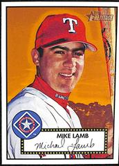 Mike Lamb [Black Back] #29 Baseball Cards 2001 Topps Heritage Prices