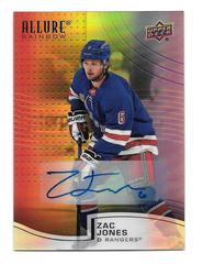 Zac Jones [Full Autograph] Hockey Cards 2021 Upper Deck Allure Rainbow Prices