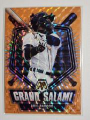 Akil Baddoo [Orange Fluorescent] #GS-3 Baseball Cards 2022 Panini Mosaic Grand Salami Prices