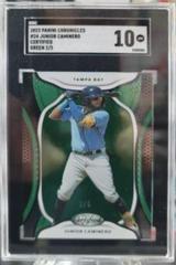 Junior Caminero [Green] #24 Baseball Cards 2023 Panini Chronicles Certified Prices