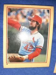 Bruce Sutter Baseball Cards 1984 Fleer Stickers Prices