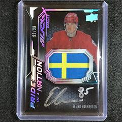Elmer Soderblom #PON-ES Hockey Cards 2022 SPx UD Black Pride of a Nation Autographs Prices