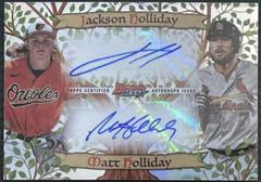 Jackson Holliday, Matt Holliday Baseball Cards 2023 Bowman's Best Family Tree Dual Autographs Prices