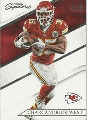 Charcandrick West #3 Football Cards 2016 Panini Prime Signatures Prices