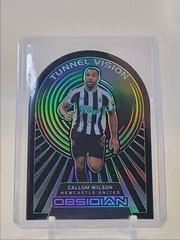 Callum Wilson [Green] #1 Soccer Cards 2022 Panini Obsidian Tunnel Vision Prices