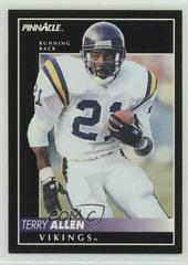 Terry Allen Football Cards 1992 Pinnacle Prices