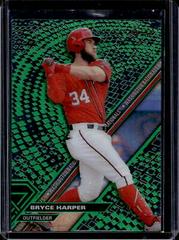 Bryce Harper [Green Rainbow] #BH Baseball Cards 2017 Topps High Tek Prices