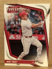 Mike Trout #17 Baseball Cards 2022 Panini Chronicles Threads Prices