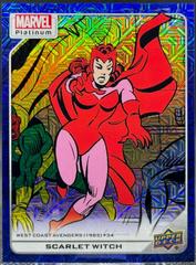 Scarlet Witch [Blue Traxx] #106 Marvel 2023 Upper Deck Platinum Prices