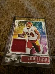 Antonio Gibson Football Cards 2021 Panini Playbook Zoning Commission Prices