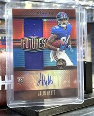 Jalin Hyatt [Ruby] #FDA-23 Football Cards 2023 Panini Legacy Futures Dual Patch Autographs Prices