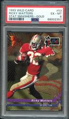 Ricky Watters [Gold] #WSS-53 Football Cards 1993 Wild Card Stat Smashers Prices