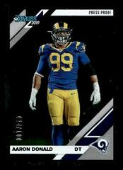 Aaron Donald [Silver Press Proof] #140 Football Cards 2019 Donruss Prices