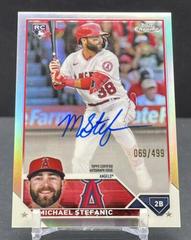 Michael Stefanic [Refractor] #RA-MST Baseball Cards 2023 Topps Chrome Rookie Autographs Prices