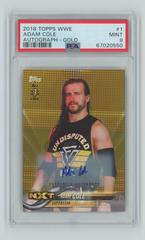 Adam Cole [Gold] Wrestling Cards 2018 Topps WWE NXT Autographs Prices