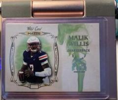 Malik Willis [White Green] #SG-6 Football Cards 2022 Wild Card Matte Smoking Guns Prices