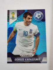 Giorgos Karagounis [Blue Pulsar] #101 Soccer Cards 2014 Panini Prizm World Cup Prices