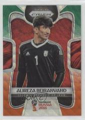 Alireza Beiranvand [Green & Orange Wave] Soccer Cards 2018 Panini Prizm World Cup Prices