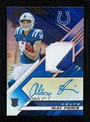 Alec Pierce [Blue] Football Cards 2022 Panini XR Rookie Swatch Autographs Prices