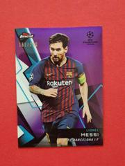 Lionel Messi [Purple Refractor] Soccer Cards 2018 Finest UEFA Champions League Prices