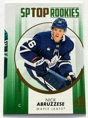 Nick Abruzzese [Green] Hockey Cards 2022 SP Authentic Top Rookies Prices