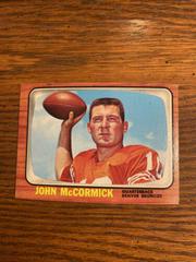 John McCormick #40 Football Cards 1966 Topps Prices