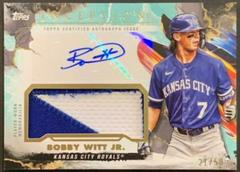 Bobby Witt Jr. Baseball Cards 2023 Topps Inception Autograph Patch Prices