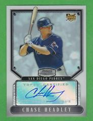Chase Headley [Autograph Refractor] #BS-CH Baseball Cards 2007 Bowman Sterling Prices