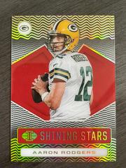 Aaron Rodgers [Red] #SS15 Football Cards 2020 Panini Illusions Shining Stars Prices
