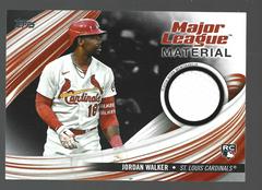 Jordan Walker [Black] #MLM-JW Baseball Cards 2023 Topps Update Major League Material Prices