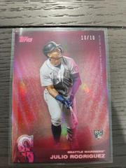 Julio Rodriguez [Pink Glitter] #200 Baseball Cards 2022 Topps X Steve Aoki Prices