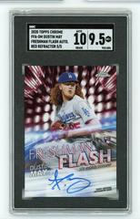 Dustin May [Red Refractor] #FFA-DM Baseball Cards 2020 Topps Chrome Freshman Flash Autographs Prices
