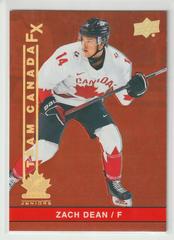 Zach Dean #FX-8 Hockey Cards 2023 Upper Deck Team Canada Juniors FX Prices