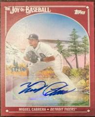 Miguel Cabrera [Autograph Bright Red] #49 Baseball Cards 2023 Topps X Bob Ross The Joy Of Prices
