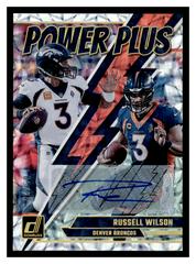 Russell Wilson [Autograph] #PP-5 Football Cards 2023 Panini Donruss Power Plus Prices