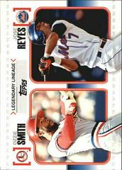 Jose Reyes, Ozzie Smith Baseball Cards 2010 Topps Legendary Lineage Prices