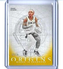 Dana Evans [Gold] #13 Basketball Cards 2023 Panini Origins WNBA Works in Progress Prices