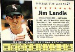 Jim Landis [Perforated] #27 Baseball Cards 1961 Post Cereal Prices